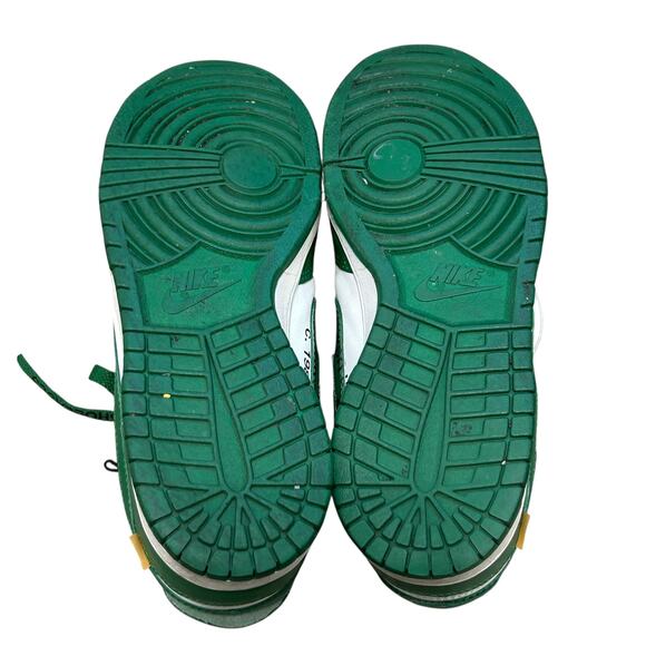 Nike Off-White Dunk Low Sneakers Men\'s Sz 6 Pine Green Streetwear Sporty Retro main image 6